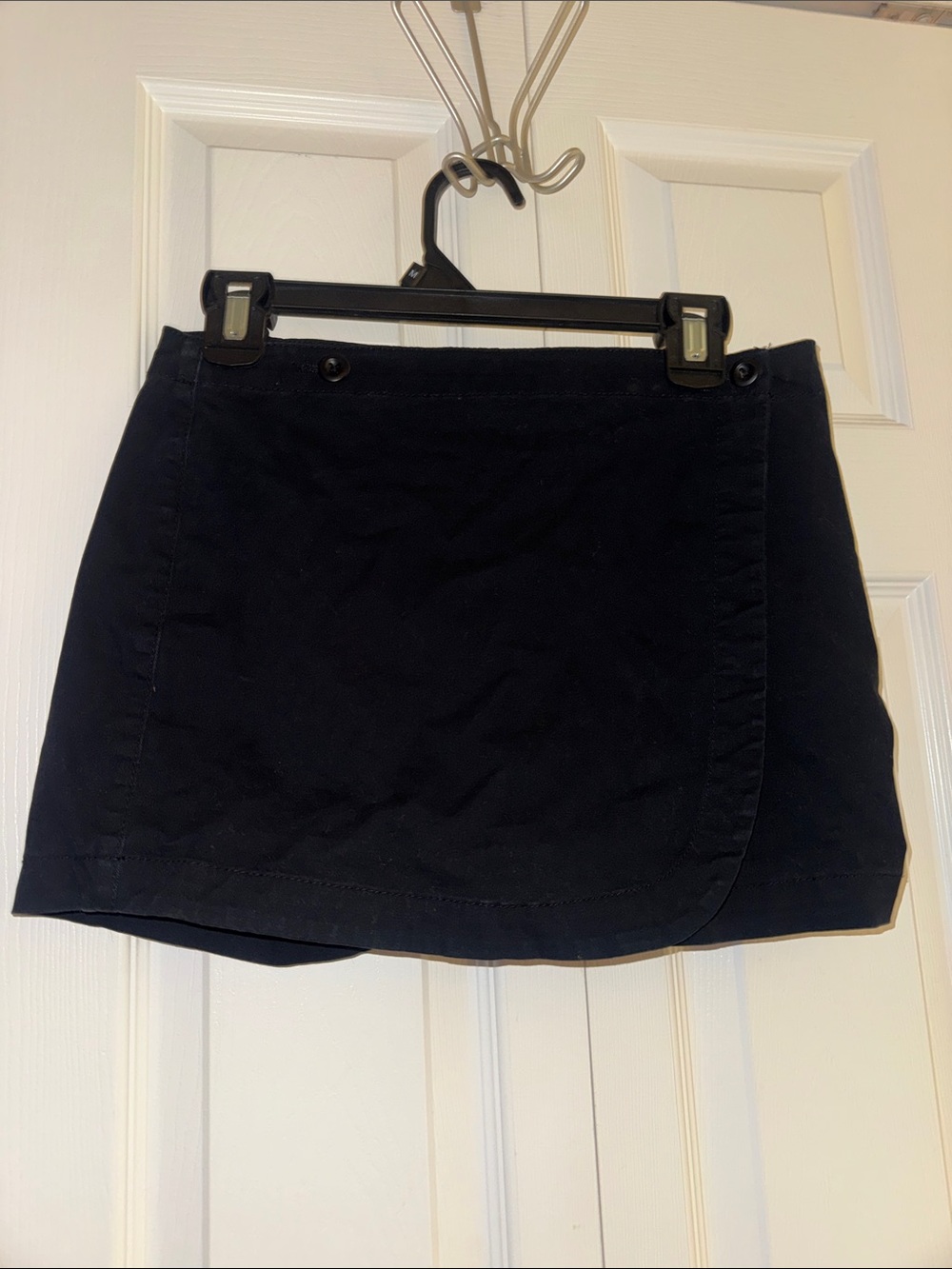 WILD FABLE Classic Black Women's Mini Skort- Sleek Wrap-Style